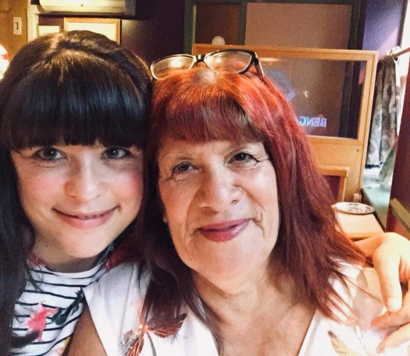 Jessie and her mum Catherine.