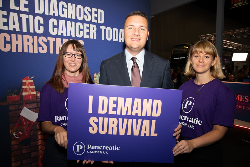 Secretary of State of Health and Social Care Wes Streeting MP with Jo and Emily