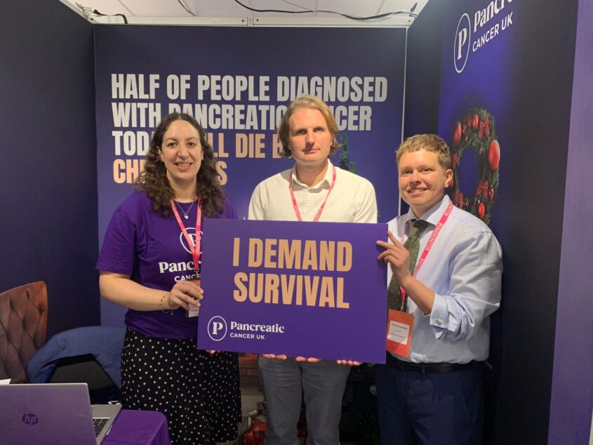 Steff Aquarone MP with Katherine and Alfie at Liberal Democrat conference