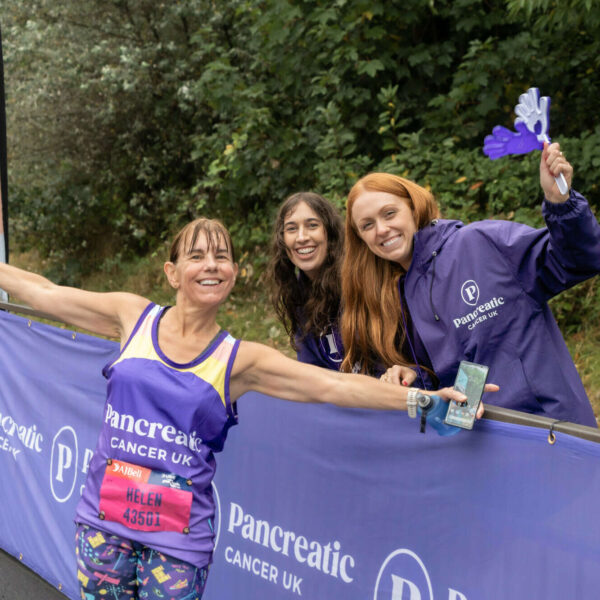 runner with two PCUK workers